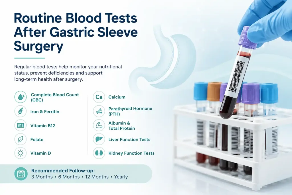 blood tests after gastricsleeve